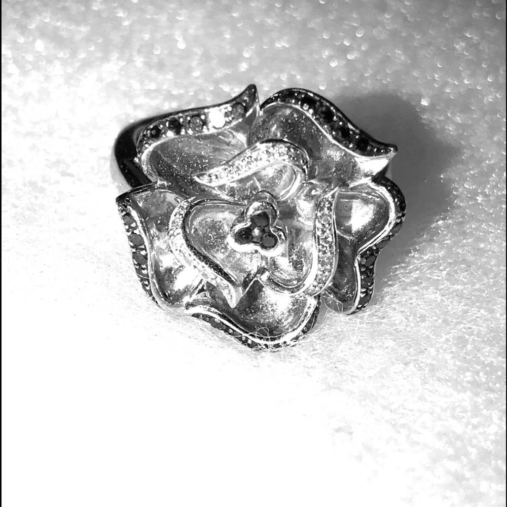 Black & White Diamond Ring